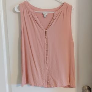 A New Day Pink Sleeveless Shirt